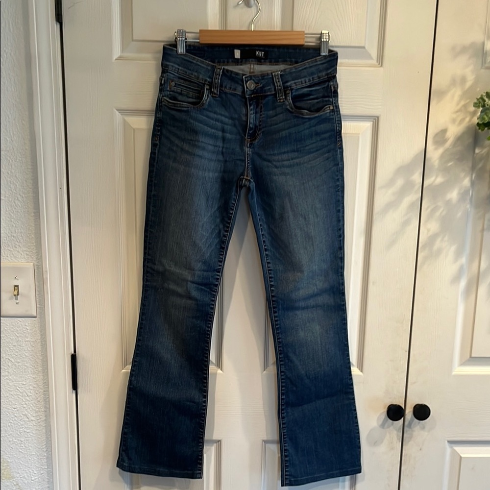 Kut from the Kloth brand Blue Boot Cut Jeans Classic Style